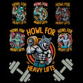 Alpha Wolf Gym Workout Digital Art Muscle Wolf Lifting Fitness Exercise Downloads