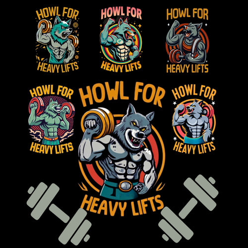 Alpha Wolf Gym Workout Digital Art Muscle Wolf Lifting Fitness Exercise Downloads