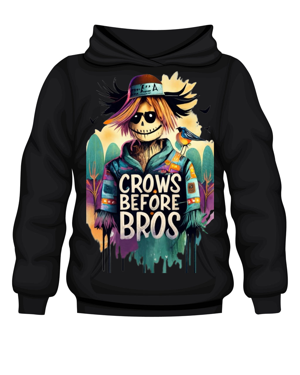 Crows Before Bros Scarecrow PNG, Spooky Halloween Graffiti (Digital Download)