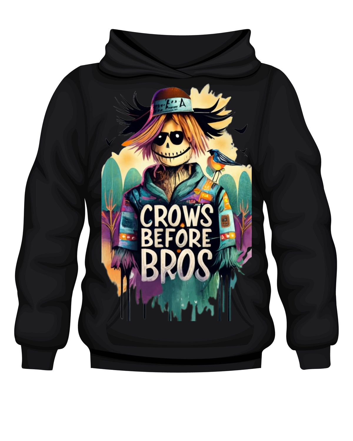Crows Before Bros Scarecrow PNG, Spooky Halloween Graffiti (Digital Download)