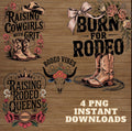 Cowgirl Rodeo Mama & Daughter PNG | Western Mothers Day (Digital Download)