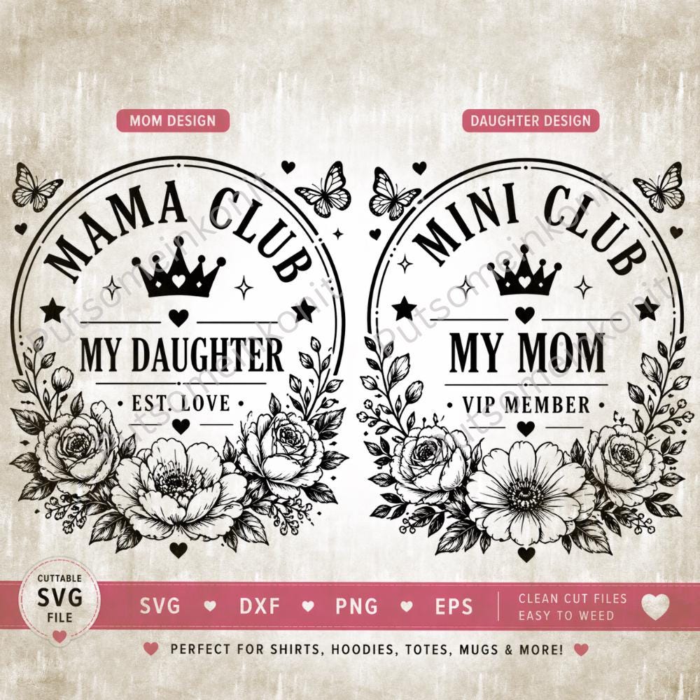 Mother Daughter PNG 10 Downloads Bundle