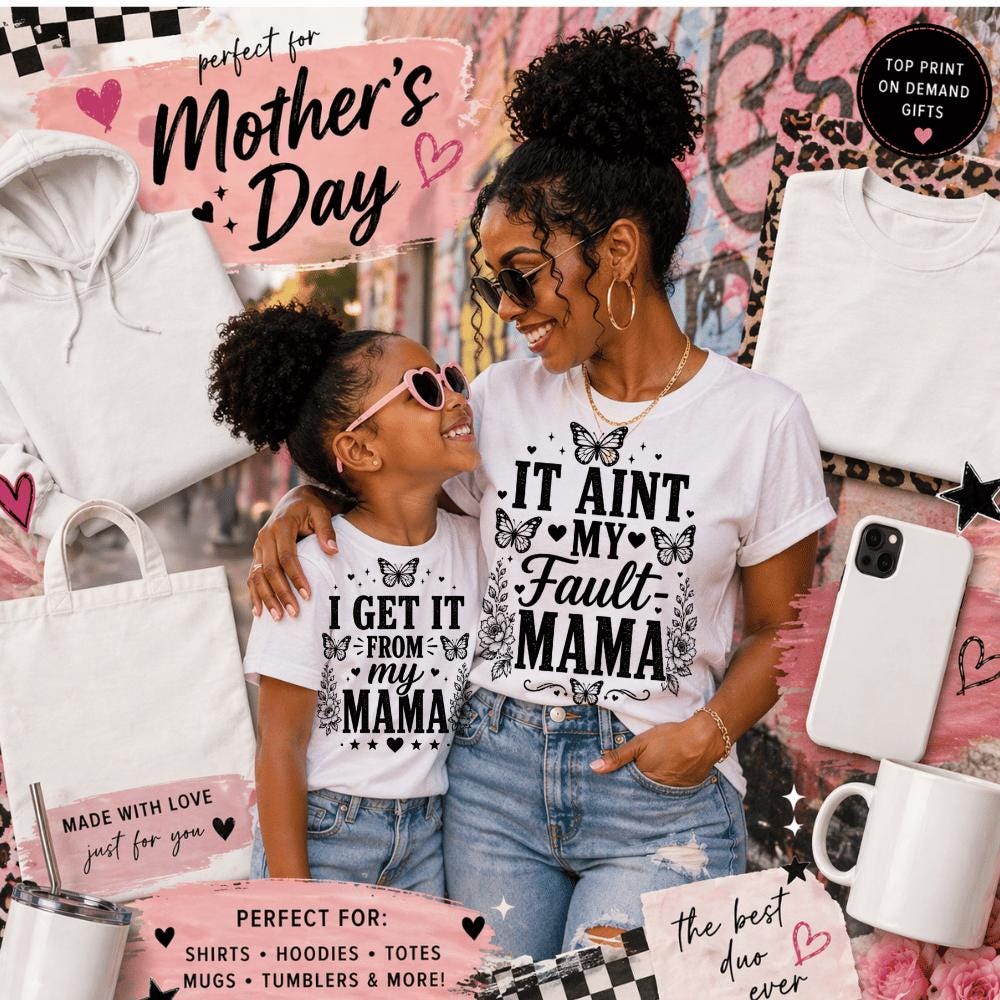 Mother Daughter PNG 10 Downloads Bundle