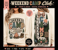Camp For The Weekend Png Shirt Sweater Hoodie Design Download For Sublimation, Post Card making, Live Retro On the Road RV Download