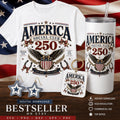 America Social Club 250 PNG, Patriotic Eagle Design (Digital Download)