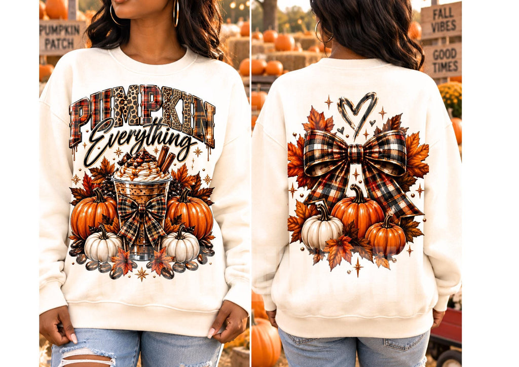 Pumpkin Coquette Bow Fall Bundle PNGs Instant Bestseller Autumn Halloween Sublimation Layered Design