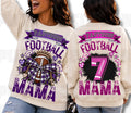 Fully Editable Football Mama Canva Template, Customizable Game Day Design (Digital Download)