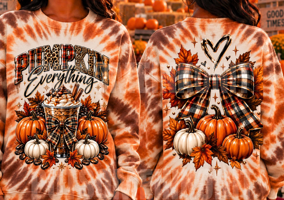 Pumpkin Coquette Bow Fall Bundle PNGs Instant Bestseller Autumn Halloween Sublimation Layered Design