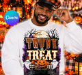 Editable Trunk or Treat Canva Template, Halloween Invitation Flyer (Digital Download)
